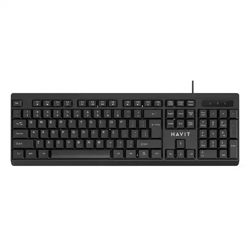 Picture of Havit KB376 USB Black Keyboard With Bangla