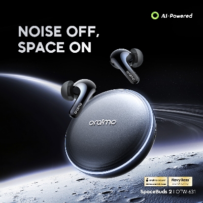 Picture of oraimo SpaceBuds 2 AI Smart 45hrs Playtime True Wireless Earbuds (OTW-631)