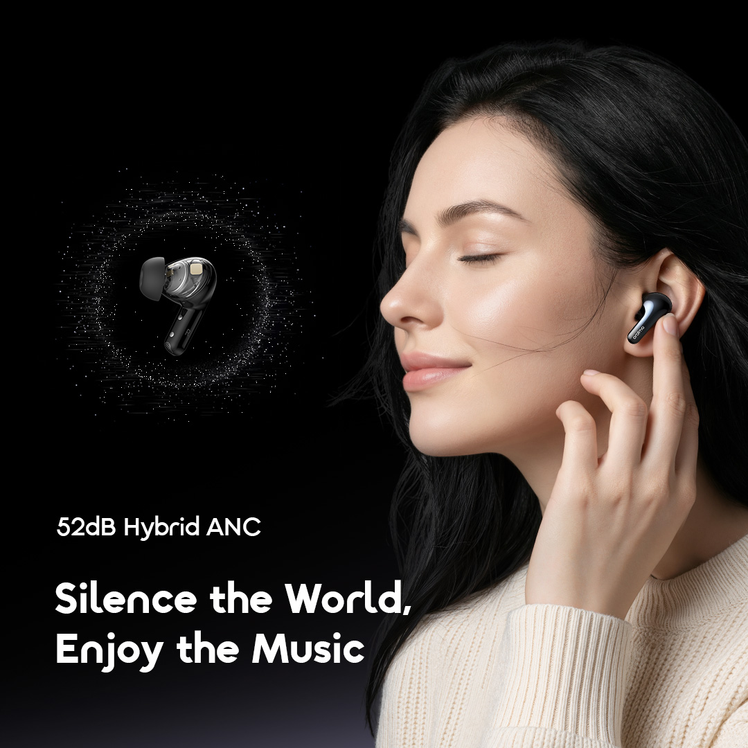 Picture of oraimo SpaceBuds 2 AI Smart 45hrs Playtime True Wireless Earbuds (OTW-631)