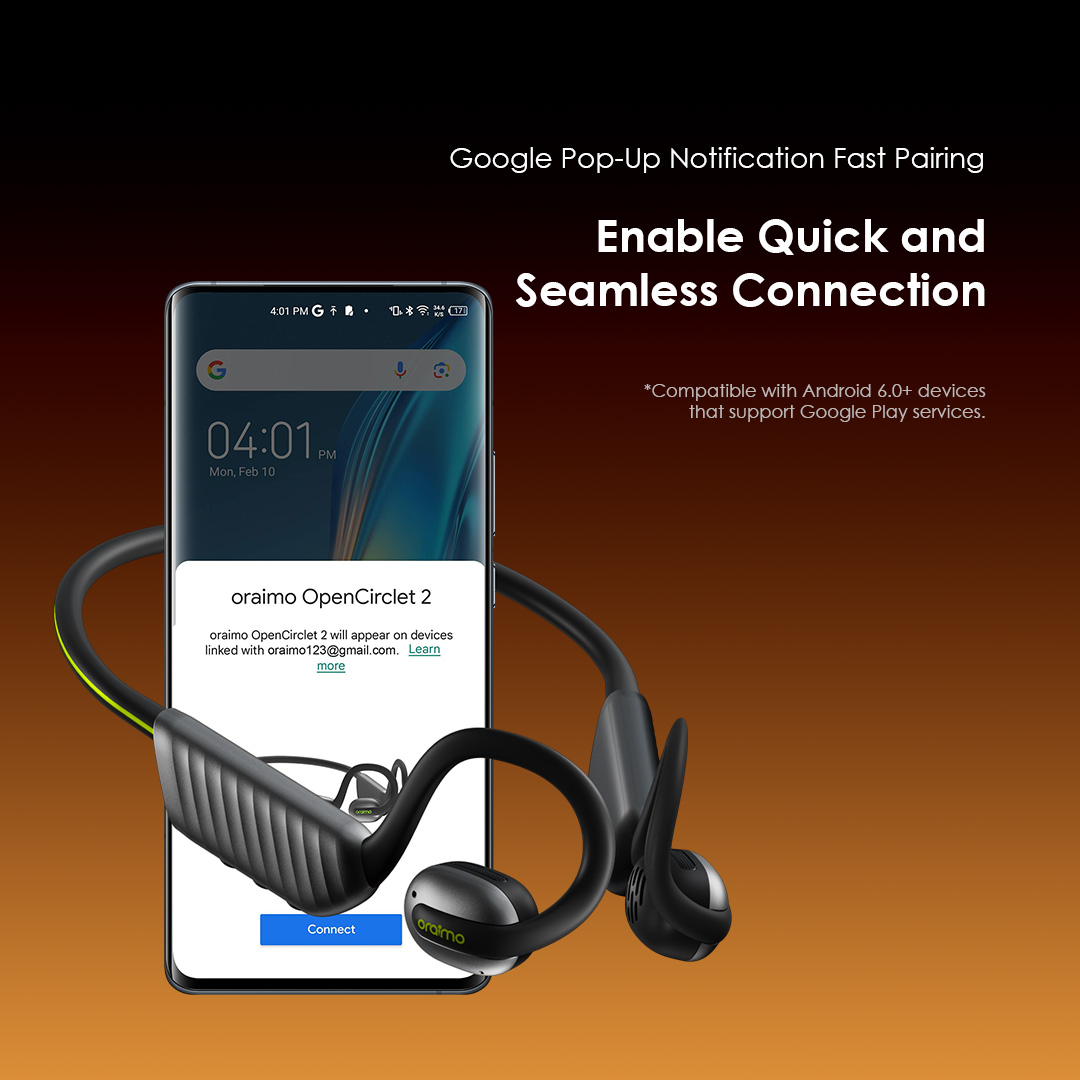Picture of oraimo OpenCirclet 2 oraimo OpenCirclet 2 Open-Ear Headphones