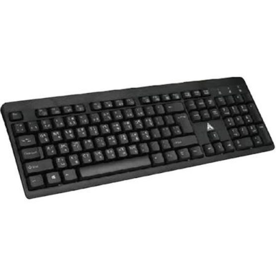 Picture of Golden Field GF-K101 Black Wired Keyboard with Bangla