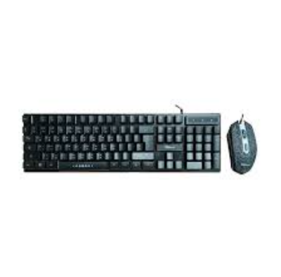Picture of Pc Power PGC801DG17 Wired Black Gaming Keyboard & Mouse Combo with Bangla
