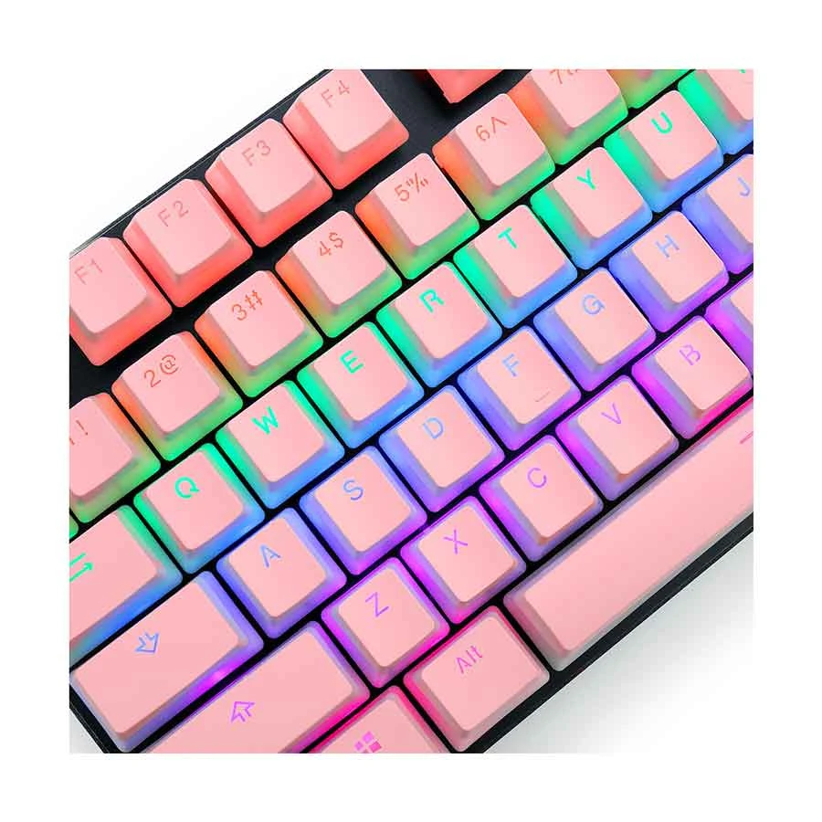 Picture of Redragon A130 Pink Keycaps Mod Kit (For Cherry MX Style Mechanical Keyboard)