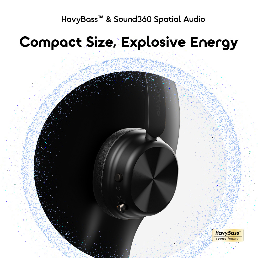Picture of oraimo BoomPop Air Lightweight On-Ear Wireless Headphones OHP-316