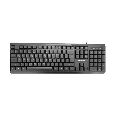 Picture of AULA AK205 Wired Black Keyboard with Bangla
