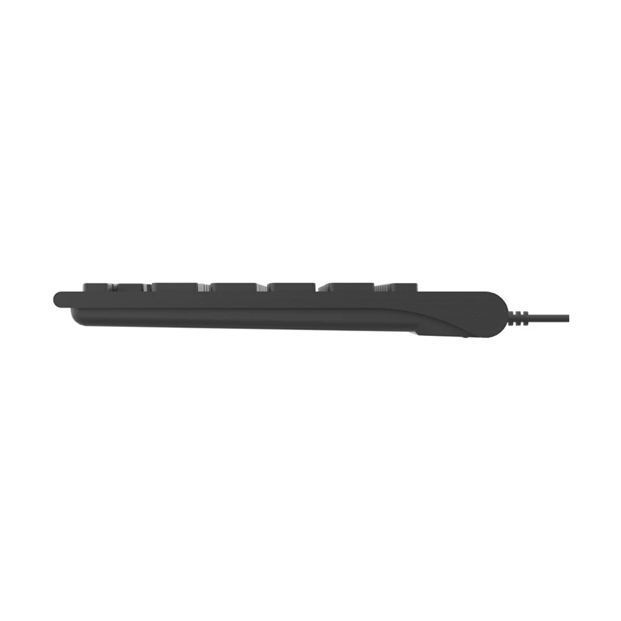 Picture of T-WOLF K220 Wired Black Office Keyboard with Bangla