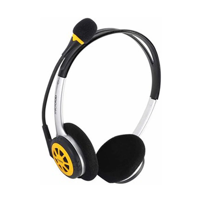 Picture of Microlab K250 Super Stereo Wired Black & Silver Headphone