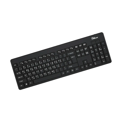 Picture of Pc Power 604 Wired Black Standard Office Keyboard with Bangla