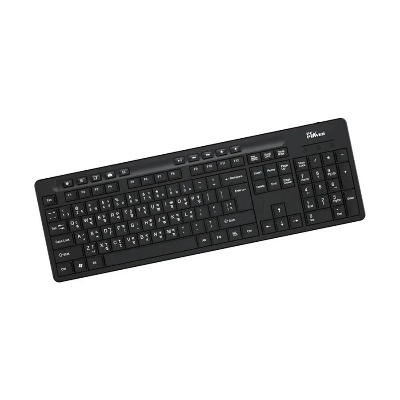 Picture of Pc Power 604 Wired Black Standard Office Keyboard with Bangla