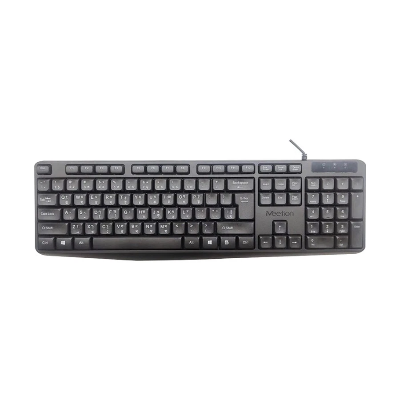 Picture of Meetion K200 Wired Black Standard Chocolate Keyboard with Bangla