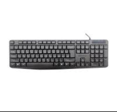 Picture of Meetion K200 Wired Black Standard Chocolate Keyboard with Bangla