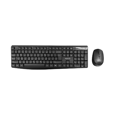 Picture of Havit HV-KB278GCM Black Wireless Keyboard & Mouse Combo with Bangla