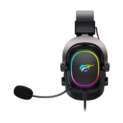 Picture of Havit HV-H2002P Over-Ear Wired Black+Ochre Gaming Headphone