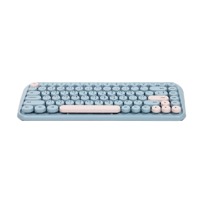 Picture of Xtreme K898W Wireless Sky Blue-Light Pink Keyboard with Bangla