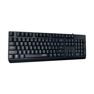 Picture of Rapoo NK1900 Wired Black Keyboard with Bangla