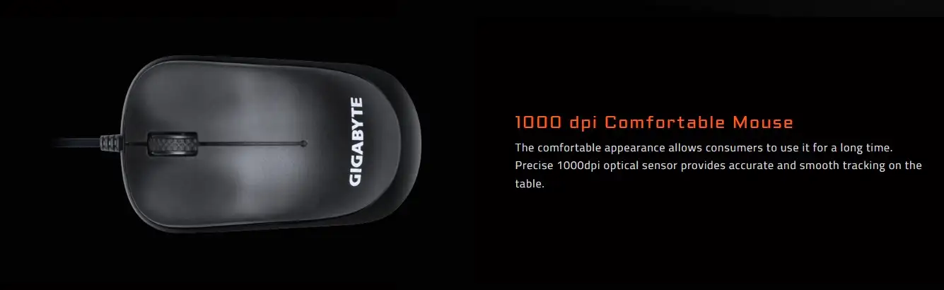 Picture of Gigabyte KM6300 Wired USB Keyboard & Mouse Combo with Bangla