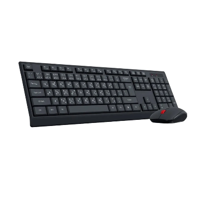 Picture of Redragon BS-8343 Wireless Black Keyboard & Mouse Combo with Bangla