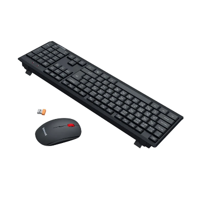 Picture of Redragon BS-8343 Wireless Black Keyboard & Mouse Combo with Bangla