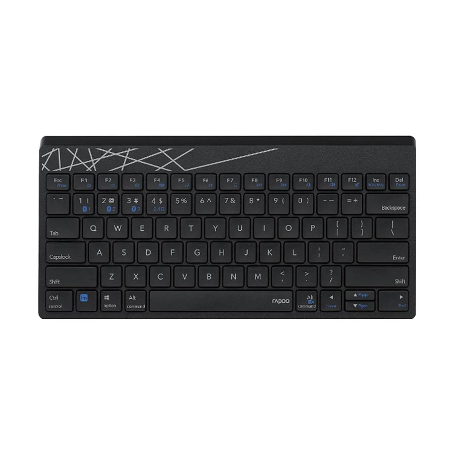 Picture of Rapoo K8000M Bluetooth (Dual Mode) Black Keyboard
