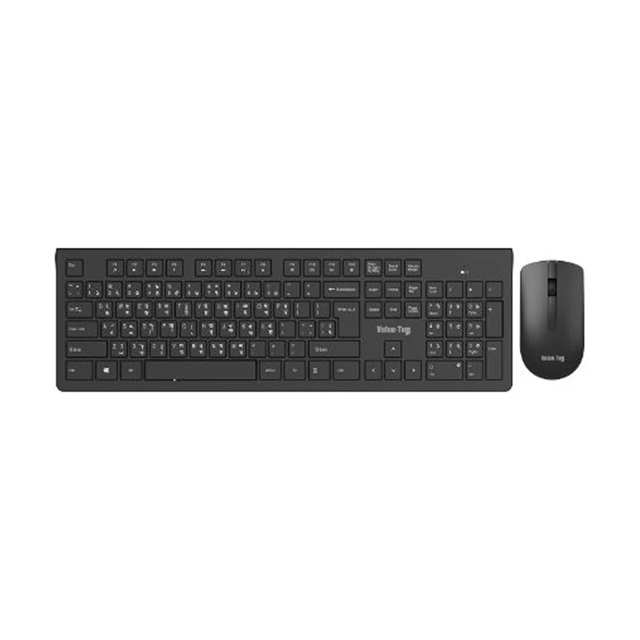 Picture of Value Top KMW1095B Black Wireless Keyboard & Mouse Combo with Bangla