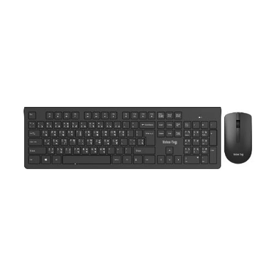 Picture of Value Top KMW1095B Black Wireless Keyboard & Mouse Combo with Bangla