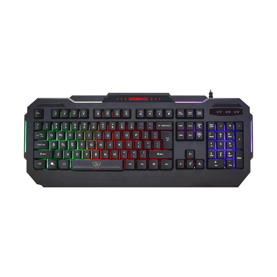 Picture of Micropack Cupid GK-10L LED Backlit Wired Black Gaming Keyboard