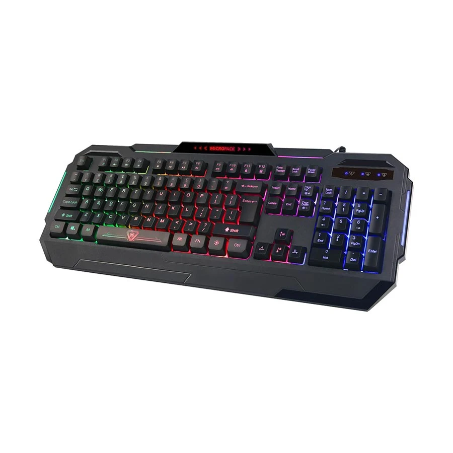 Picture of Micropack Cupid GK-10L LED Backlit Wired Black Gaming Keyboard
