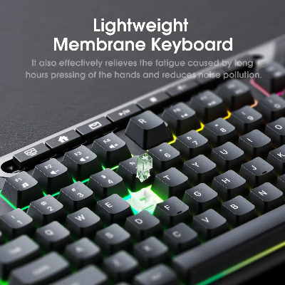 Picture of ONIKUMA G32 Black USB RGB Backlit Gaming Keyboard