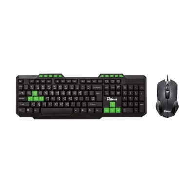 Picture of Pc Power PGC303Y103 Wired Black Keyboard & Mouse Combo with Bangla