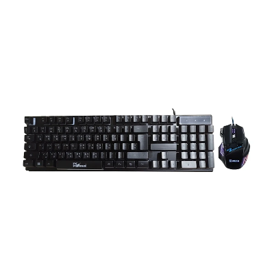 Picture of Pc Power PGC801G12 Wired Black Gaming Keyboard & Mouse Combo with Bangla
