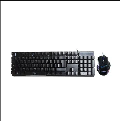Picture of Pc Power PGC801G12 Wired Black Gaming Keyboard & Mouse Combo with Bangla