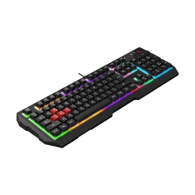 Picture of A4TECH Bloody B135N Neon Backlit Wired Black Gaming Keyboard