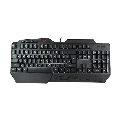 Picture of Havit KB889CM Rainbow Wired Black Gaming Keyboard, Mouse & Mouse Pad Combo With Bangla