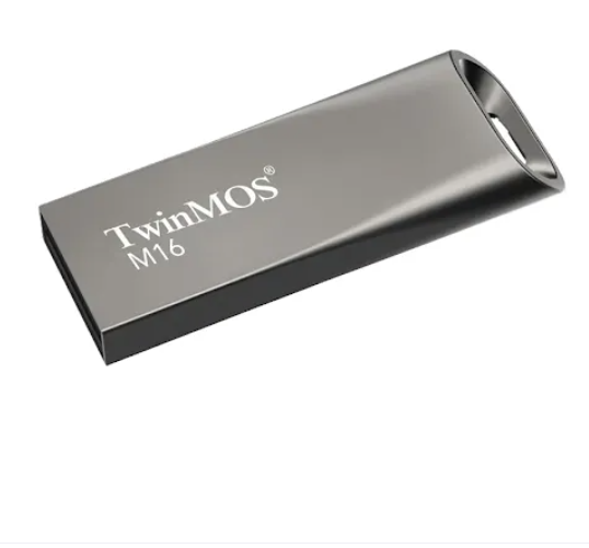 Picture of TwinMOS M16 128GB USB 3.2 Silver Pen Drive