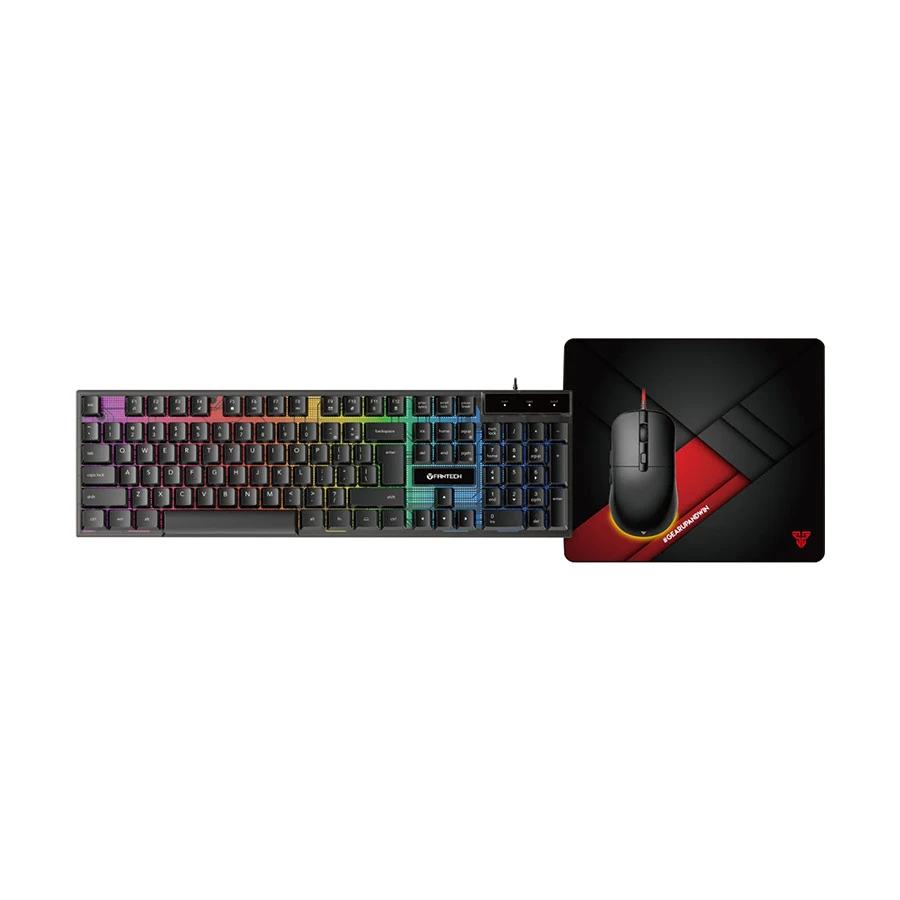 Picture of Fantech P31 USB Wired Black Gaming Keyboard, Mouse & Mouse Pad Combo (Hero Bundle)