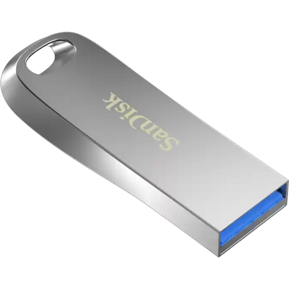 Picture of SanDisk Ultra Luxe CZ74 64GB USB 3.1 Full Metal Silver Pen Drive # CZ74-64G / SDCZ74-064G-G46
