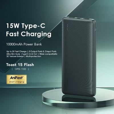 Picture of oraimo Toast 15 Flash 10000mAh Fast Charging Power Bank