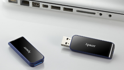 Picture of Apacer AH356 64GB USB 3.2 Gen1 Black RP Pen Drive