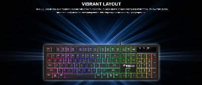 Picture of GAMDIAS ARES E3 2-IN-1 (RGB Membrane Switches) Wired Black Gaming Keyboard & Mouse Combo