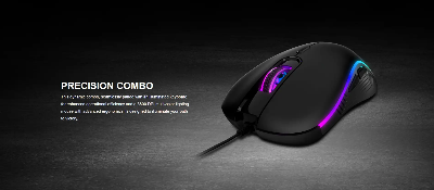 Picture of GAMDIAS ARES E3 2-IN-1 (RGB Membrane Switches) Wired Black Gaming Keyboard & Mouse Combo