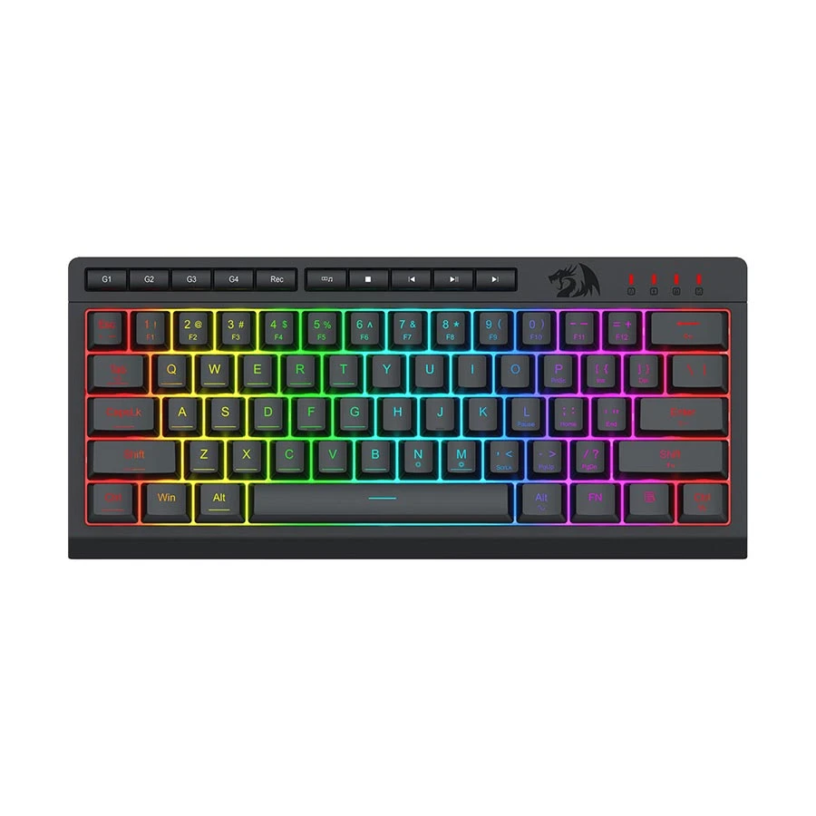 Picture of Redragon K522 RGB  61 Key Wired Black Gaming Keyboard