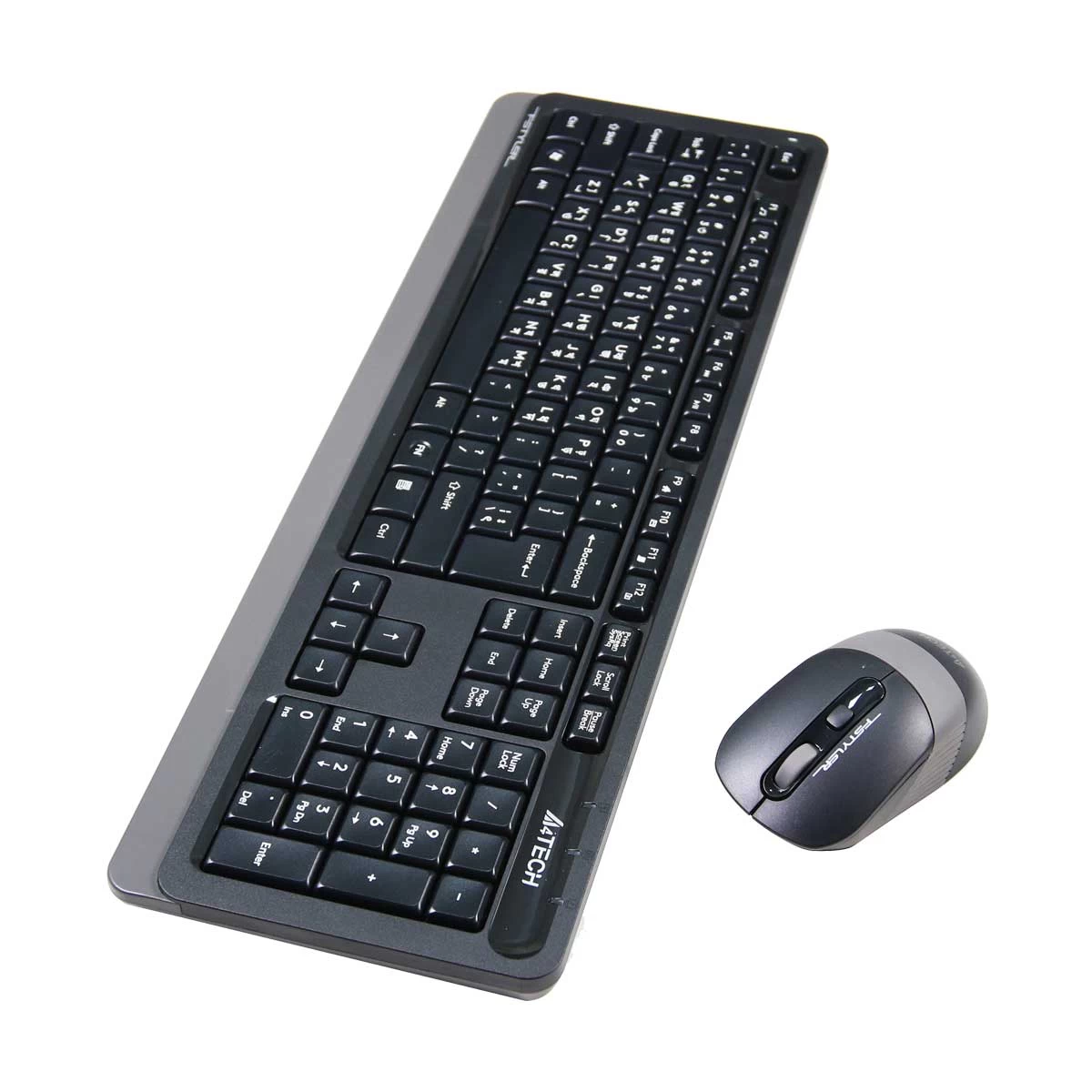 Picture of A4TECH FG1010 Grey Wireless Keyboard & Mouse Combo with Bangla