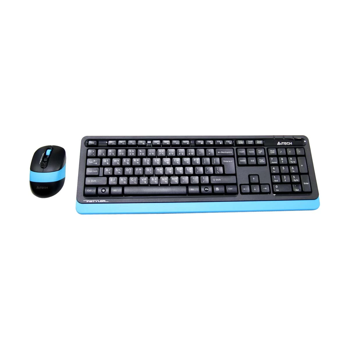Picture of A4TECH FG1010 Grey Wireless Keyboard & Mouse Combo with Bangla