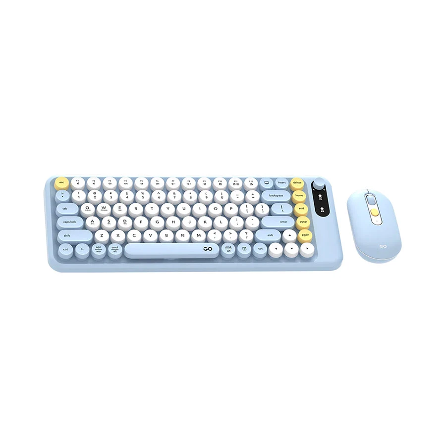 Picture of Fantech Go Mochi 85 WK898 Blue Wireless Keyboard & Mouse Combo