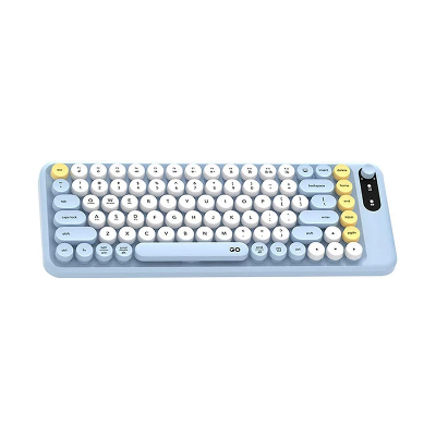 Picture of Fantech Go Mochi 85 WK898 Blue Wireless Keyboard & Mouse Combo