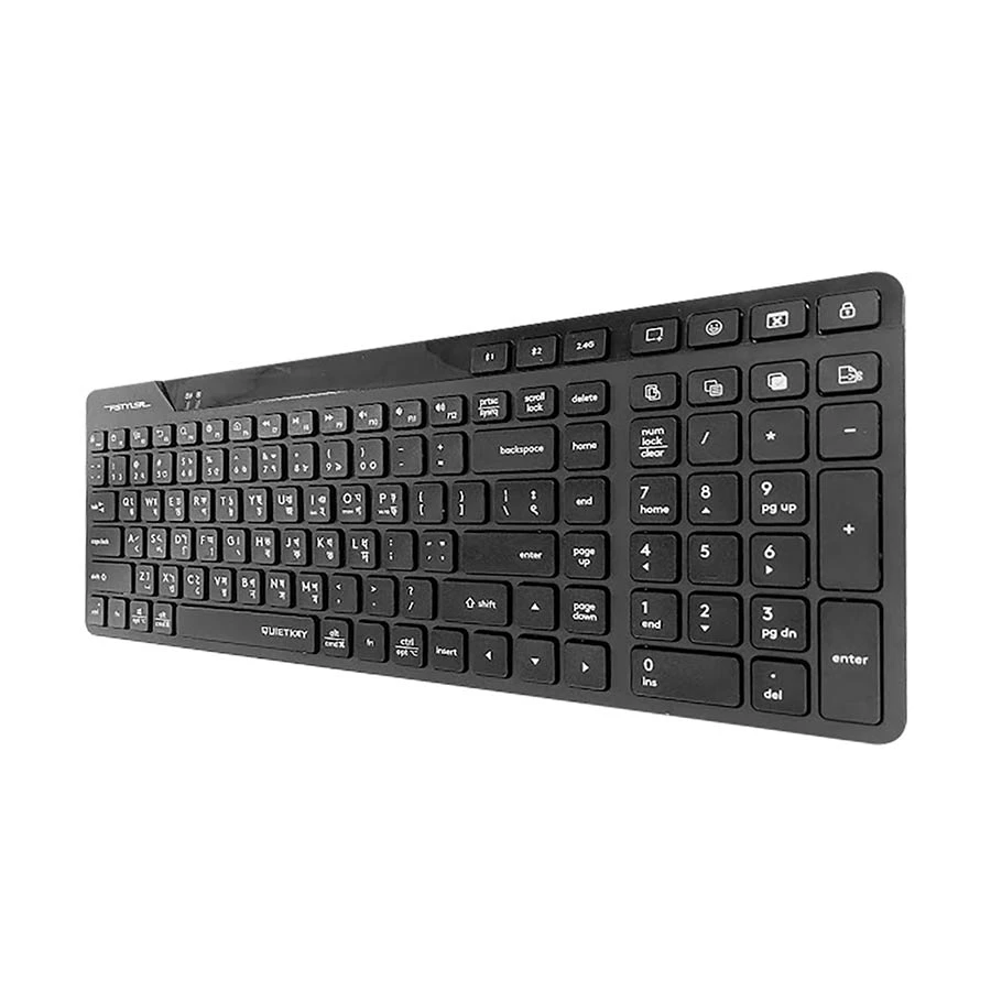 Picture of A4TECH Fstyler FBK27C AS Dual Mode Black Keyboard with Bangla