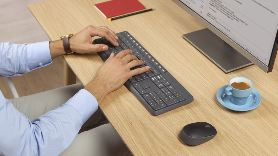 Picture of Logitech MK235 Grey Wireless Keyboard & Mouse Combo