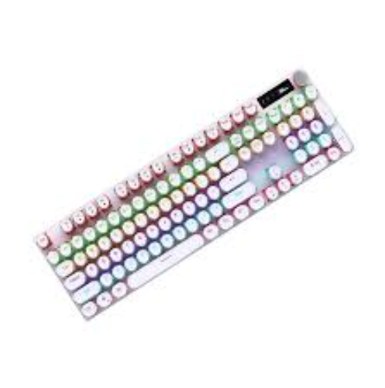 Picture of Pc Power Punk K110 RGB Wired Hot Swap (Red Switch) White Mechanical Gaming Keyboard