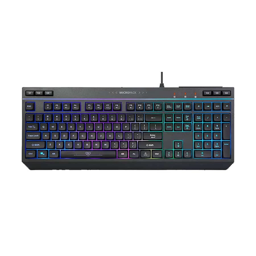 Picture of Micropack GK-20 Apollo RGB Black Gaming Keyboard
