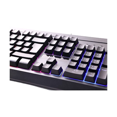 Picture of Xtreme K502C RGB Black USB Wired Gaming Keyboard, Mouse, Mouse Pad & Headphone Combo with Bangla